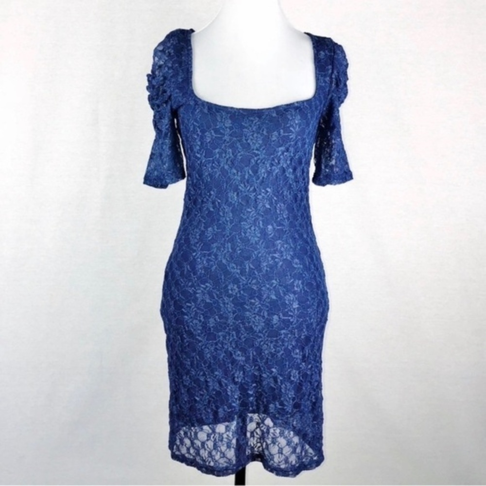 ⚫️ FREE PEOPLE criss cross back bodycon dress L​​​​​